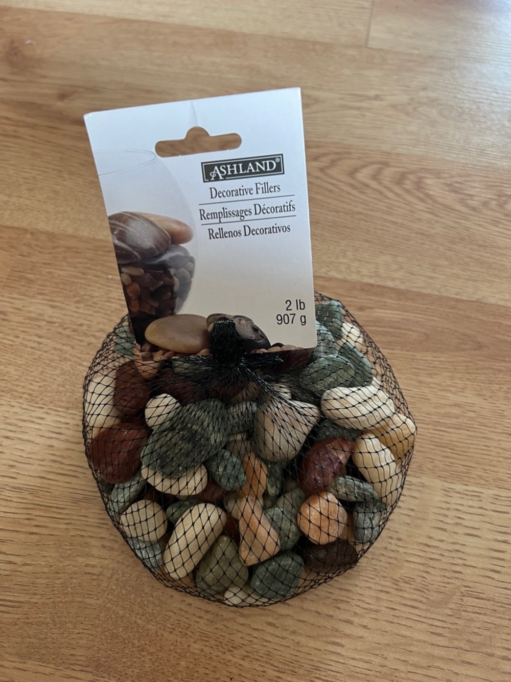 Ashland River Rock Decorative Fillers - Green, Brown, Tan, Cream, Gray cottage